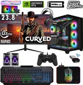 Resim Xaser Sword X51 R7-5700X 32 GB 1 TB M.2 NVMe SSD RTX5060 23.8" Free Dos Masaüstü Oyuncu Bilgisayarı 