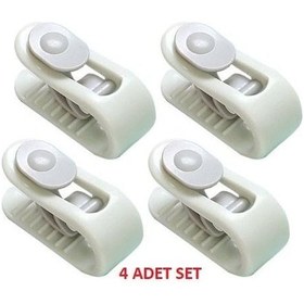 Resim Mandallı Yorgan Sabitleme Klipsi 4 Adet 