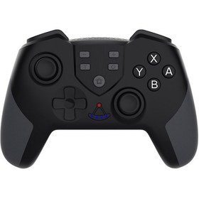 Resim Vkemall T23 Pro Kablosuz Bluetooth Oyun Kolu - Çift Motor Titreşim Ve Jiroskop Özelliği - Switch/switch Lite Uyumlu - Siyah Gri 