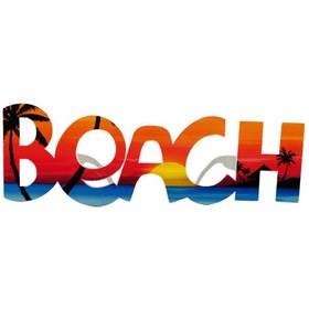 Resim Nessiworld Beach Yazılı Parti Gözlüğü Yaza Merhaba Hawaii Show Gözlüğü 19x6 cm 