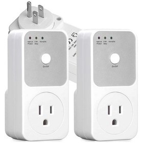 Resim Tenfowee 1800w Yüksek Güçlü Cihazlar İçin Voltaj Regülatörü - Buzdolabı, Çamaşır Makinesi, Mikrodalga Koruyucu 2 Adet 