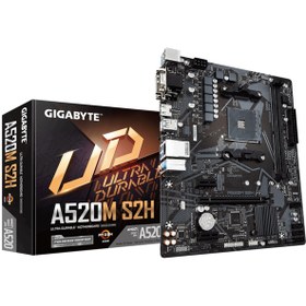 Resim Gigabyte A520M-S2H AMD A520 5100 MHz (OC) DDR4 Soket AM4 mATX Anakart 