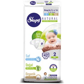 Resim Sleepy 2 Beden Bebek Bezi Mini 3-6 Kg 42 Adet 