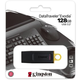Resim Kingston 128 GB Exodia USB 3.2 Gen1 DTX/128GB USB Bellek 