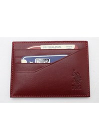 Resim U.S. Polo Assn. Plcuz 8435 U.S.Polo Assn.Hakiki Deri Kartlık-Bordo 