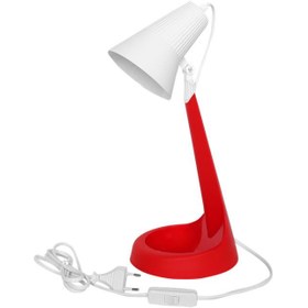 Resim Coral Light Ders Çalışma Masası Lambası Zita Kuzey Kırmızı Hareketli Başlık Çocuk Masa Lambası Ve Led Ampul 