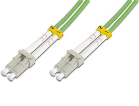 Resim Beek LC-LC Fiber Optik Patch Kablo, Multimode OM 5 50\u002F125 Duplex, 3.0mm, LSZH, 3 metre 