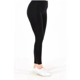 Resim Kadın Iç Kısmı Peluşlu Kışlık Termal Tayt SiYAH 