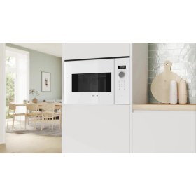 Resim Bosch BFL524MW2 20 lt Beyaz Ankastre Mikrodalga Fırın Serie 4 