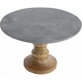 Resim Hepta Collection Patna Kek Standı, Taş Ahşap 