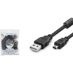 Resim Hadron Hdx7520 Kablo Usb To Mini Usb 5M Siyah 