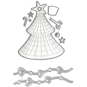 Resim Xindoker Gül Desenli Retro Karbon Çelik Kesme Kalıbı - Ev Dekorasyonu, Scrapbooking Ve Kart Yapımı İçin Dıy Araçları Hy08a01076 + Hy08a01101 