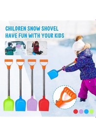 Resim Mufunye Paslanmaz Çelik Saplı Çocuk Kar Ve Plaj Küreği - Dayanıklı Ve Pratik Oyun Arkadaşı 