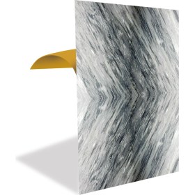 Resim Tink Kendinden Yapışkanlı Çizgili Gri Mermer Desenli Pvc Panel 41X62 cm (12 Adet) 3 M² 
