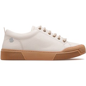 Resim Mammamia Kadın Hakiki Deri Sneaker Günlük Ayakkabı 25k D25ka-7045 Z Bej 