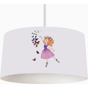 Resim Talia Home Kelebekli Kız Çocuk Odası Sarkıt Avize 