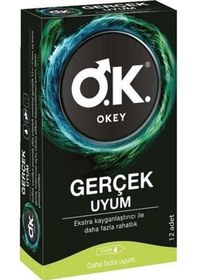 Resim Okey Gerçek Uyum Prezervatif 12'li 