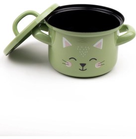 Resim Emaylab Little Cat Mini Emaye Tencere (850ML) 