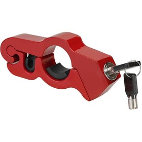 Resim Forzacase Motosiklet Kilidi Gidon Ve Fren Kilit Fc1002 Kırmızı 