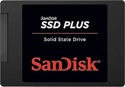 Resim SanDisk SSD Plus 480 GB dahili SSD (2,5 inç, Sata III, 480 MB/sn'ye kadar) siyah 