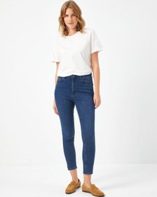 Resim Faik Sönmez Yüksek Bel Bilek Boy Skinny Jean Pantolon 00030 001 