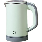 Resim 800ml Elektrikli Su Isıtıcısı Paslanmaz Çelik 600w Taşınabilir Seyahat Su Kazanı Aile Gezisi Için 500 Adetten Az Yeşil 