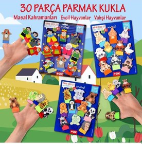 Resim 3 Set - 30 Parça Tox Masal Kahramanları Vahşi Ve Evcil Hayvanlar 