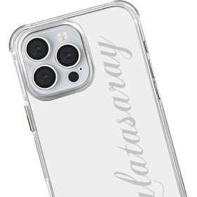 Resim Galatasaray El Yazı Şeffaf Telefon Kılıfı - iPhone 13 Pro 