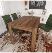 Resim Pasific Home Single Mutfak Yemek Masası, 120x80 cm, Dikdörtgen, Ceviz 