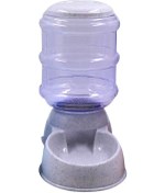 Resim Maiyame 3.8l Otomatik Kedi Köpek Yemlik Su Kasesi - Gravite İle Çalışır, Seyahat/çalışma Sırasında Kullanıma Uygun, Gri 1 
