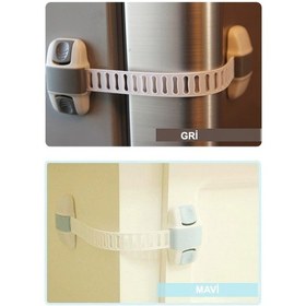 Resim Bebek Güvenlik Beyaz Eşya Kilidi Çok Renkli 