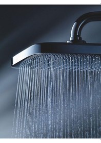 Resim Grohe Tempesta System 250 Kare Duvara Monte Duş Sistemi, Yön Değiştiricili, Krom-Beyaz 26694000 Krom - Beyaz 