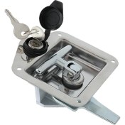 Resim Comely Katlanır Paslanmaz Çelik T Kolu Alet Kutusu Kilidi 2 Anahtarlı Kilitleme Kilidi (Yurt Dışından) 