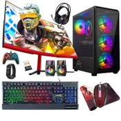 Resim Turbox Tx5140 Intel Core i5 8400 16GB Ram 512GB SSD 4GB GT740 GDDR5 23.6 100Hz Curved Oyun Hazır Sistem 