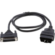 Resim Otomatik Araba Obd 16PIN - DB25 25PIN Teşhis Uzatma Dönüştürücü Kablosu 