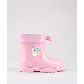 Resim Igor Bimbi Unicornio W10253 Pembe Yağmur Çizmesi Kauçuk Su Geçirmez Özellikli Kız Çocuk Ayakkabısı 