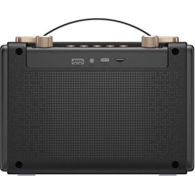 Resim Havit SK823BT Mikrofonlu Bluetooth Hoparlör – Retro Tasarım, Kablosuz BT V5.3 Karaoke 