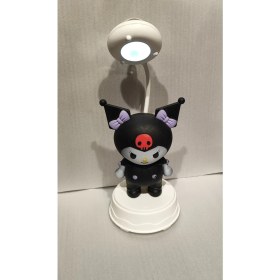Resim Ada Çanta Kırtasiye Kuromi Hello Kitty Figürlü Şarjlı Kalemtraş Çekmeceli Masa/gece Lambası 