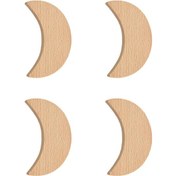 Resim Suntek Magideal 4 Parça Dresser Dolap Çekmece Kreş Için Boho Ahşap Ay 