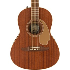 Resim Fender Sonoran Mini Akustik Gitar - Maun - Natural Mahogany / Walnut 