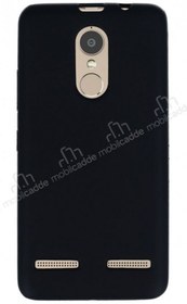 Resim Lenovo K6 Mat Siyah Silikon Kılıf 