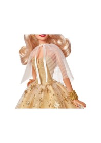 Resim Barbie 2023 Mutlu Yıllar Bebeği - Sarışın HJX04 
