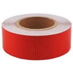 Resim 10 Cm X25Mt Fosfor Petekli Kırmızı 