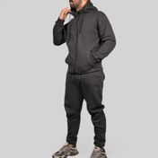 Resim KX 3 İplik Kapüşonlu Eşofman Takımı ‘FÜME’ 