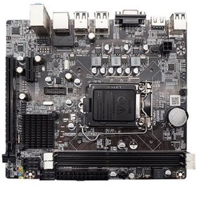 Resim ARKTEK ALPHA FORCE, AK-H61M EL, 2xDDR3, M.2, D-SUB, HDMI, 2-3.Nesil, LGA1155 Soket, Anakart 