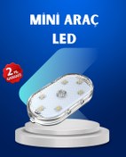 Resim AyrStore 7 Renk Modlu Dokunmatik Sensörlü Mini LED Araç İçi Lamba 