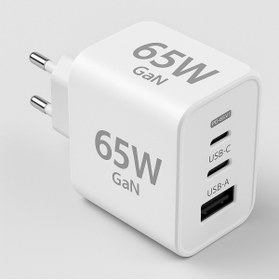 Resim Yellowtech Turbo 65W 3.1A 3 Usb ,2 Pd 20W Çoklu USB Şarj Cihazı 5 Port Hızlı Akıllı Priz 