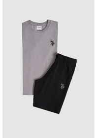 Resim U.S. Polo Assn. U.s. Polo Assn. Erkek Çocuk Gri Pijama Takım 50327055-vr024 
