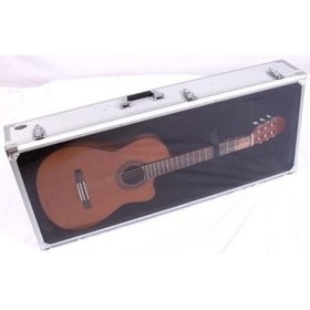 Resim VALENCIA DSC420 Akustik Gitar Çantası | Şeffaf Ön Yüzey - Alüminyum Çerçeve - Mağaza Tipi 