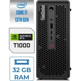 Resim Lenovo Ws P3 Ultra Sff I7-13700K 32GB Ddr5 2tb SSD Nvidia 8gb T1000 Windows 11 Pro 30HA000QTX06 